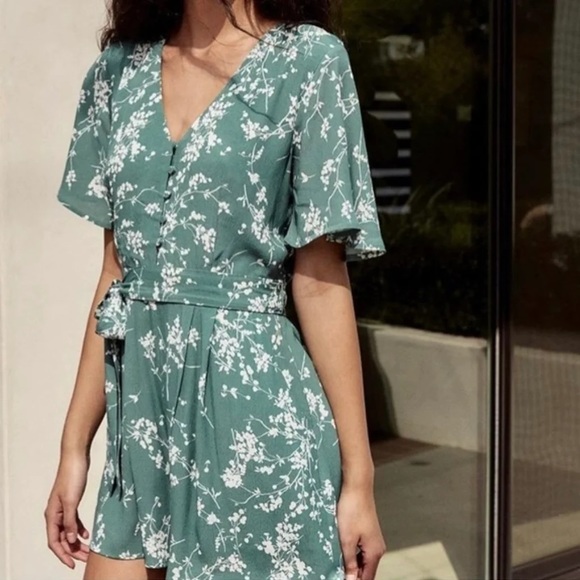 Anthropologie Greylin Floral Print Romper - Picture 5 of 10